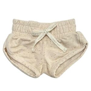 JAMIE KAY Organic Cotton Cream Confetti Shorts - Size: 1-yr - Like New!